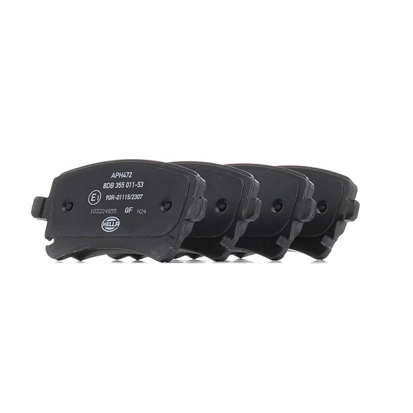 HELLA 8DB 355 011-531 Remblokken VW Multivan T6 2.0 TSI 204 Pk CJKA