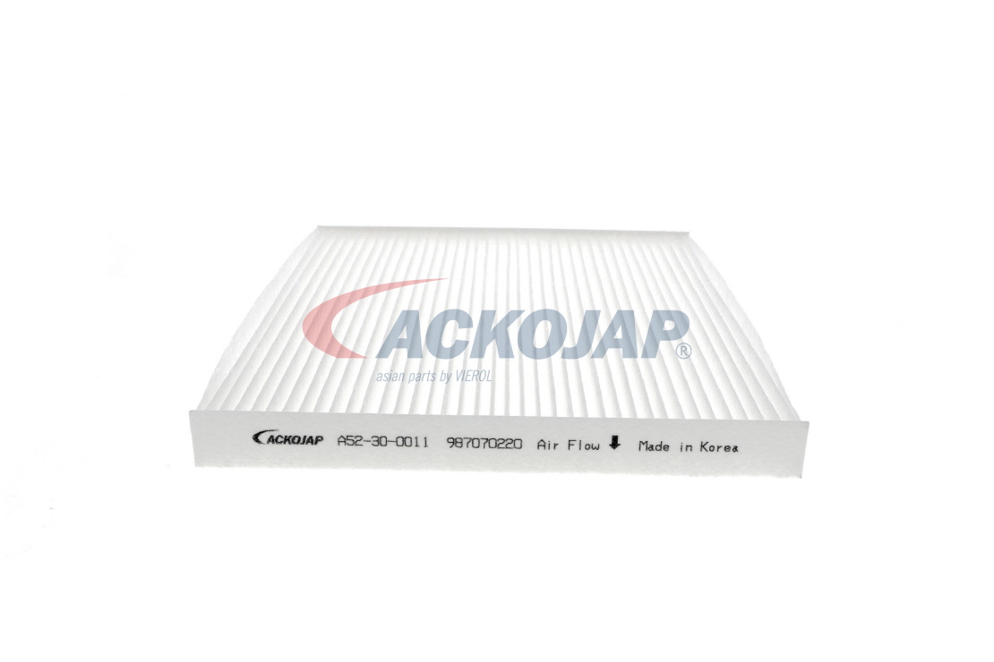 ACKOJA A52-30-0011 Pollen filter Hyundai i30 PDE 1.4 MPI 100 hp G4LC