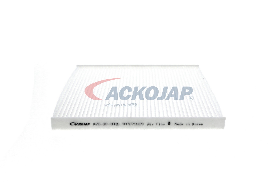 ACKOJA A70-30-0006 Filters Toyota Yaris P1 1.5 (NCP13_) 150 Pk 1NZ-FE