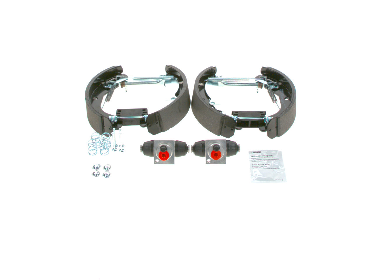 BOSCH 0 204 114 582 Zestaw do hamulców, hamulce bębnowe OPEL Astra F Classic CC (T92) 1.4 i (M08, M68, F08, F68) 60 KM
