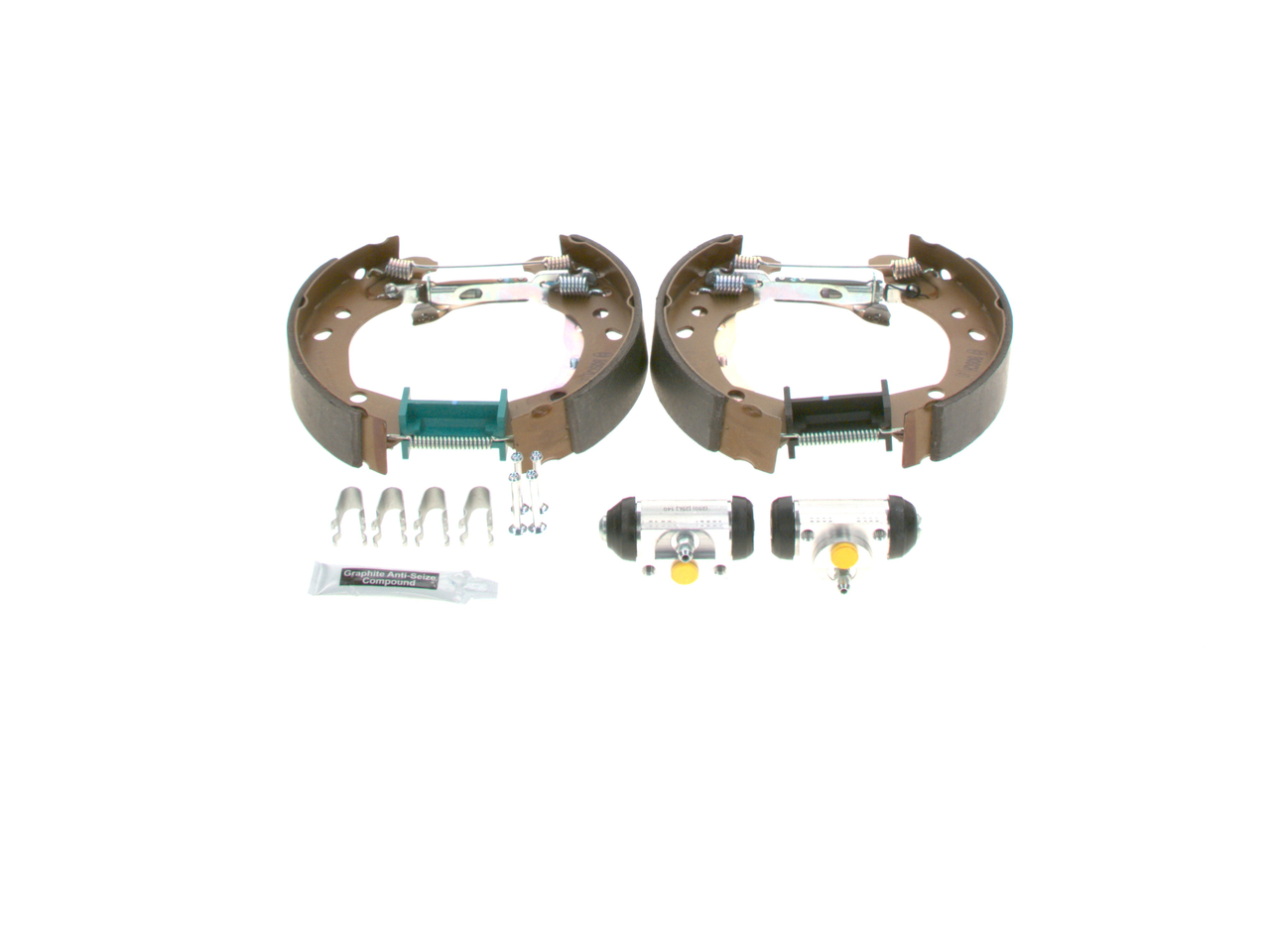 BOSCH 0 204 114 626 Zestaw do hamulców, hamulce bębnowe Nissan Note E11 1.5 dCi 68 KM