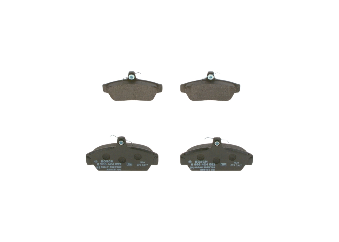 MG BOSCH Pastiglie 0 986 424 092