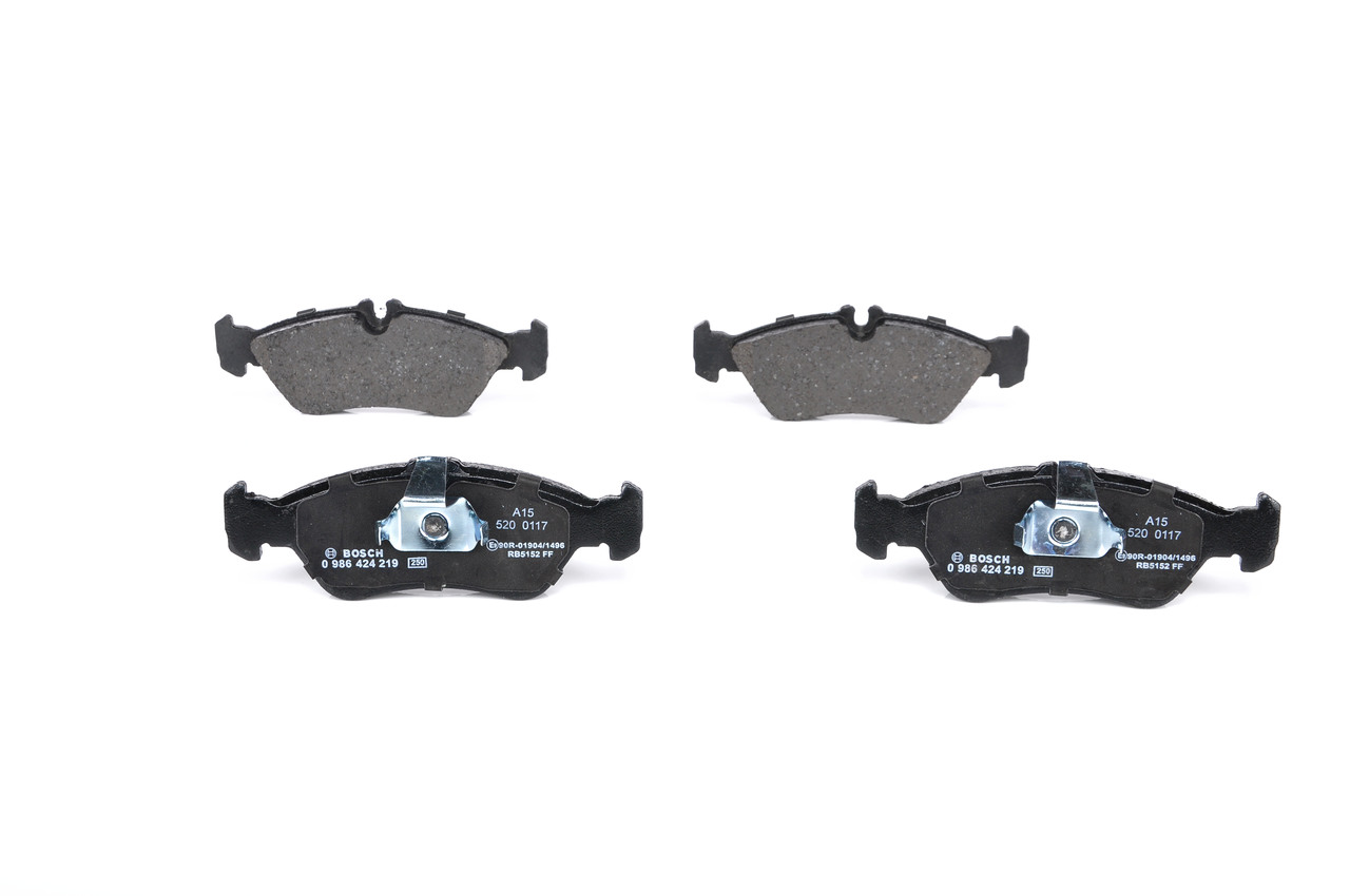BOSCH 0 986 424 219 Bremseklodser VW LT 28-35 II Bus 2.8 TDI 125 HK AGK