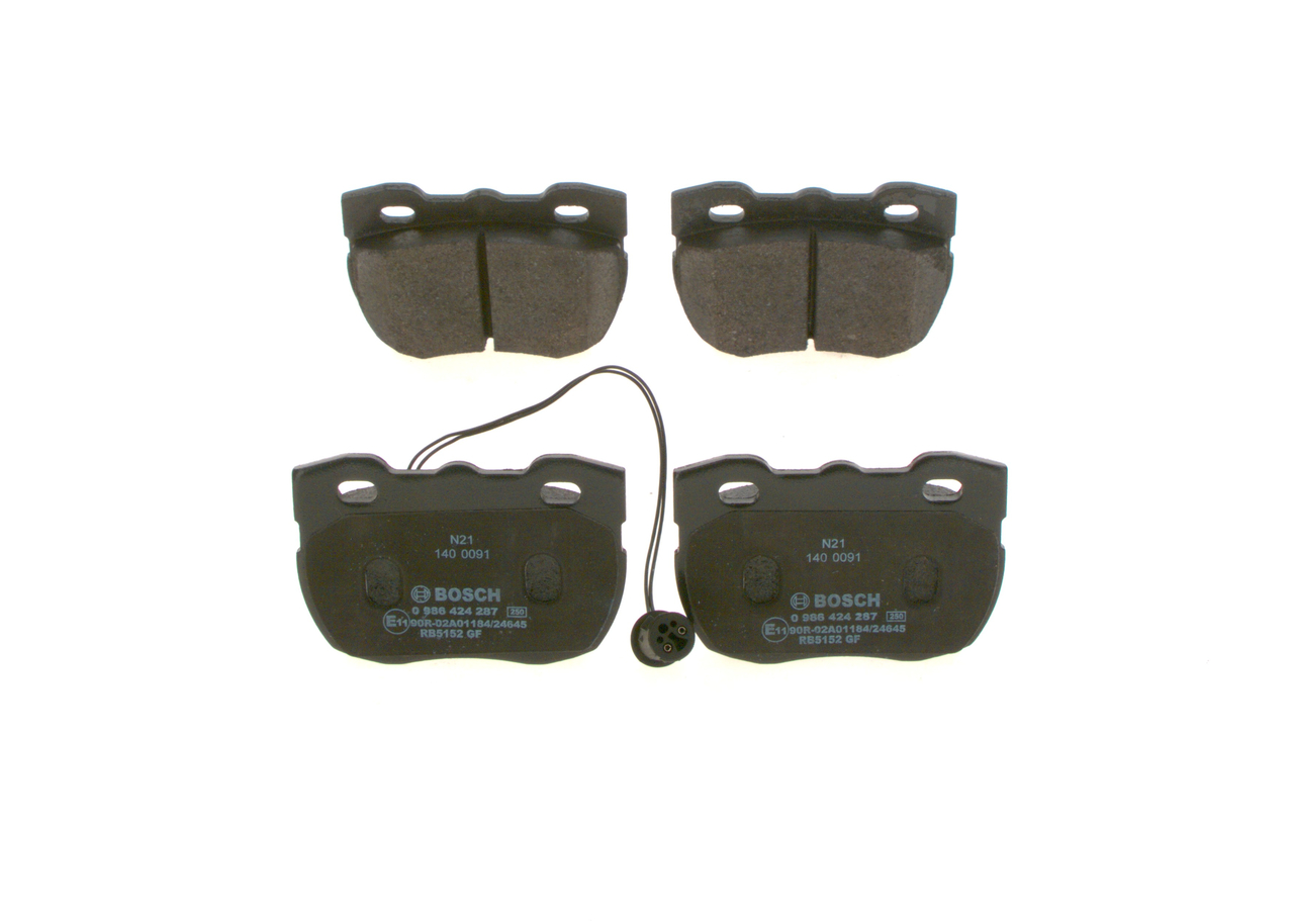 LAND ROVER BOSCH Σετ τακάκια 0 986 424 287