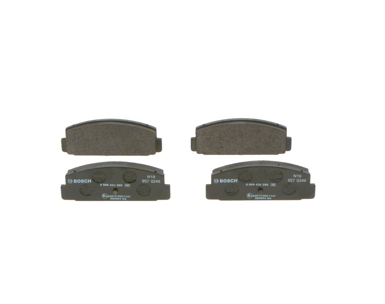 MAZDA BOSCH Pastiglie freno 0 986 424 295