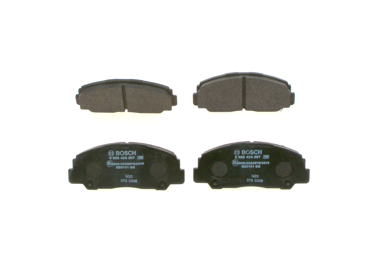DAIHATSU BOSCH Bromsklossar 0 986 424 297