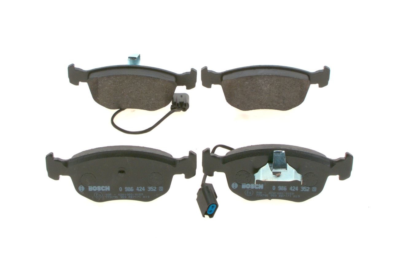 BOSCH 0 986 424 352 Τακάκια φρένων FORD Scorpio Mk1 Hatchback (GAE, GGE) 2.9 i 24V 195 PS BOA