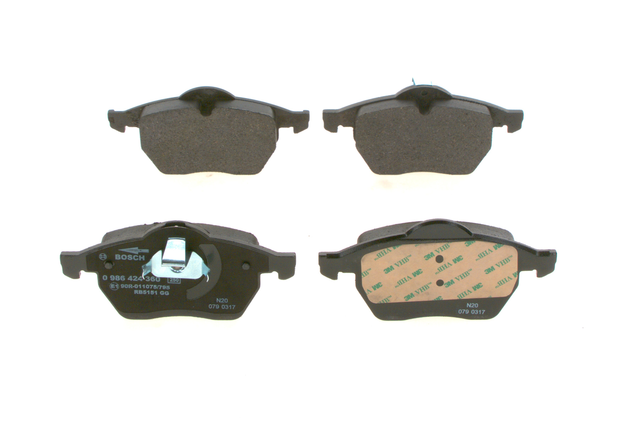 SAAB BOSCH Σετ τακάκια 0 986 424 360