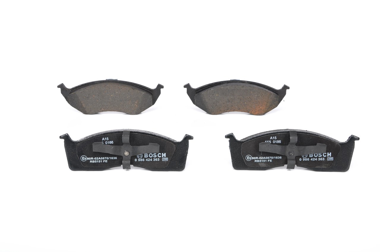 CHRYSLER BOSCH Bremsbelagsatz 0 986 424 363