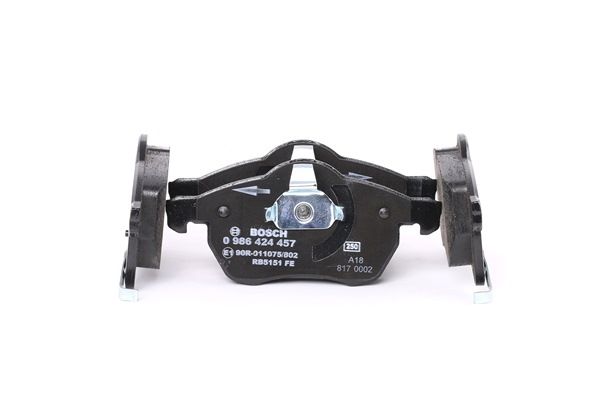 BOSCH 0 986 424 457 Τακάκια φρένων Opel Astra G CC 2.2 DTI (F08, F48) 125 PS Y 22 DTR