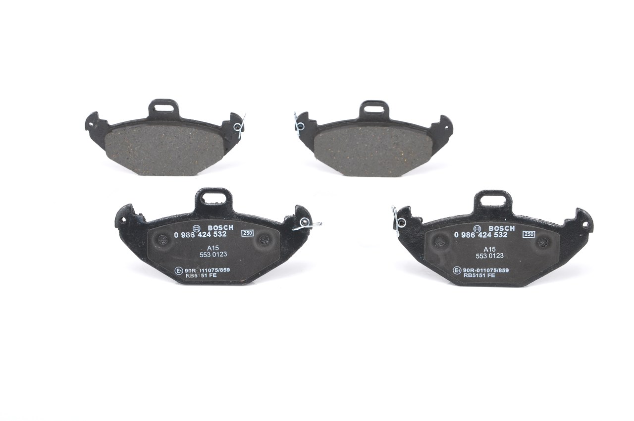BOSCH 0 986 424 532 Fékdob 2.0 16V 139 LE F4R 780