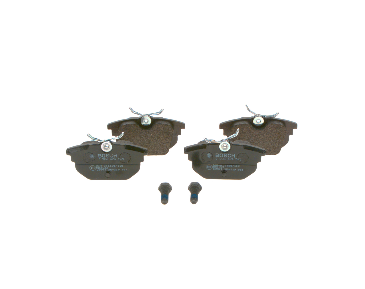 ALFA ROMEO BOSCH Juego de pastillas de freno 0 986 424 545