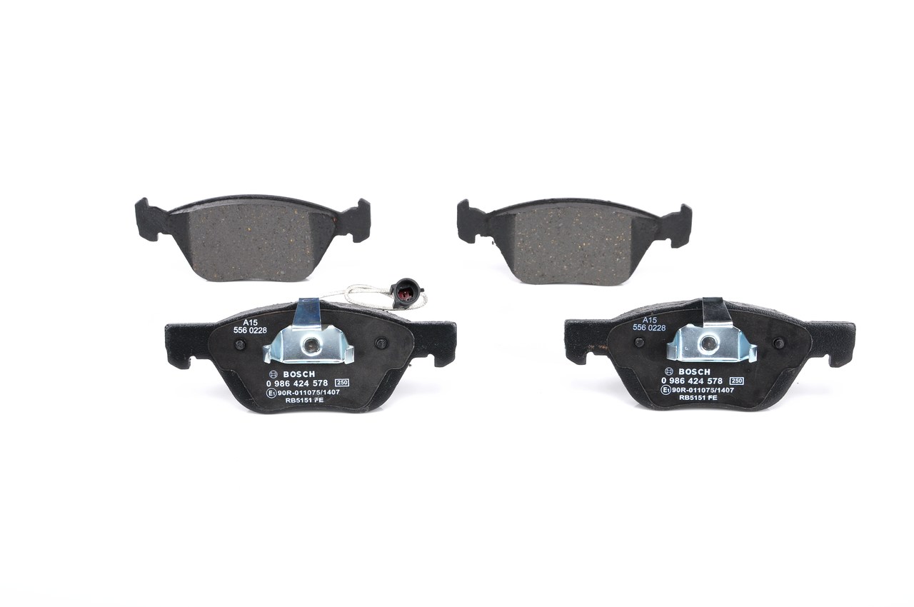 BOSCH 0 986 424 578 Jarrupalat LANCIA Kappa Farmari (838) 2.4 JTD 136 hv 838 A8.000