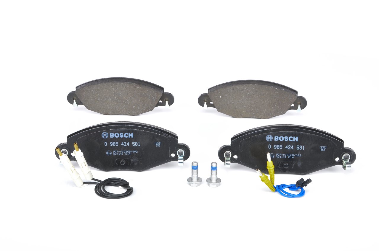 BOSCH 0 986 424 581 Τακάκια φρένων Citroën C5 Combi 3.0 V6 207 PS XFU (ES9A)