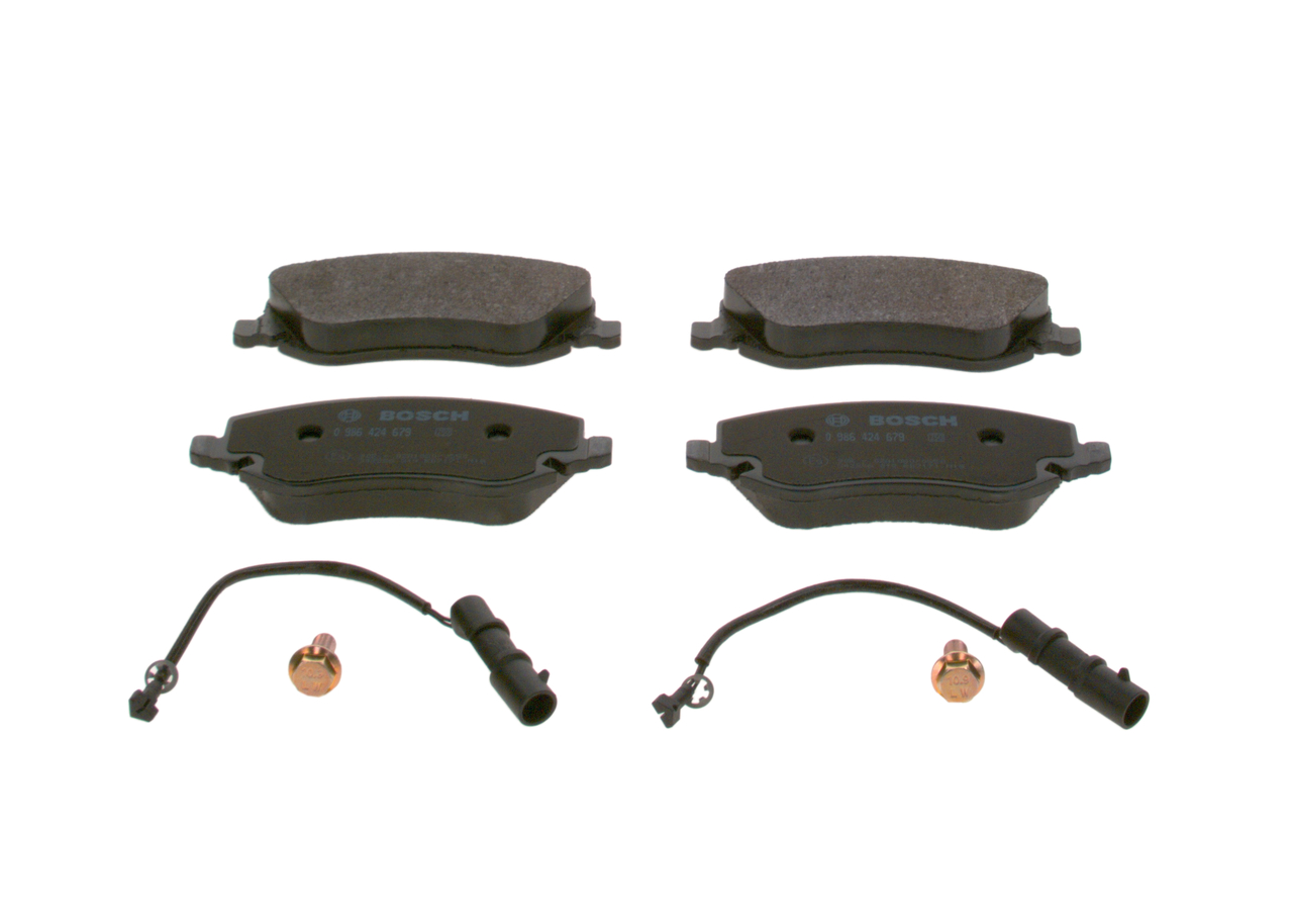 BOSCH 0 986 424 679 Plaquette de frein Lancia Thesis 841 2.4 JTD (841.AXE1B0, 841.AXH110) 163CV 2005