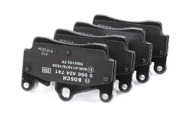 PORSCHE BOSCH Kit pastiglie freno 0 986 424 741