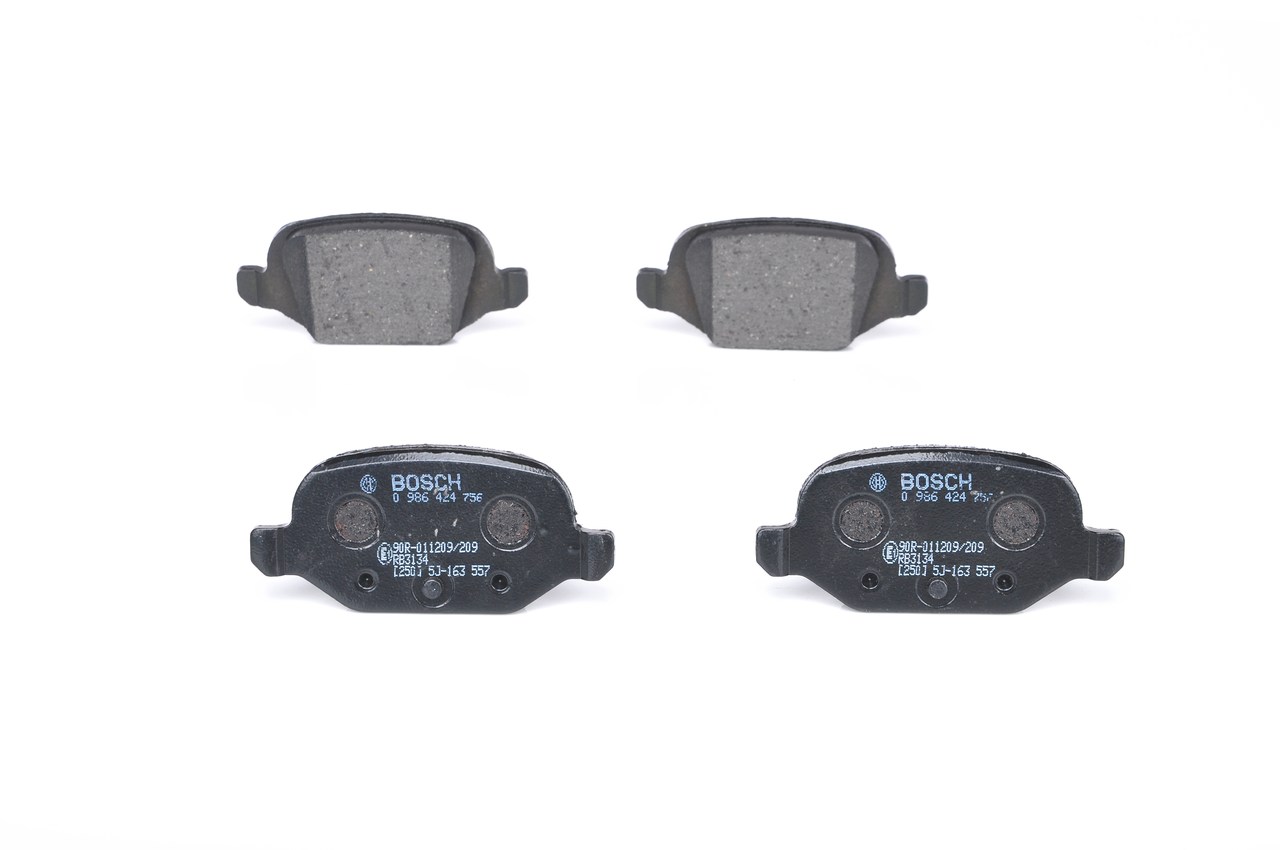 FIAT BOSCH Bremseklodser 0 986 424 756