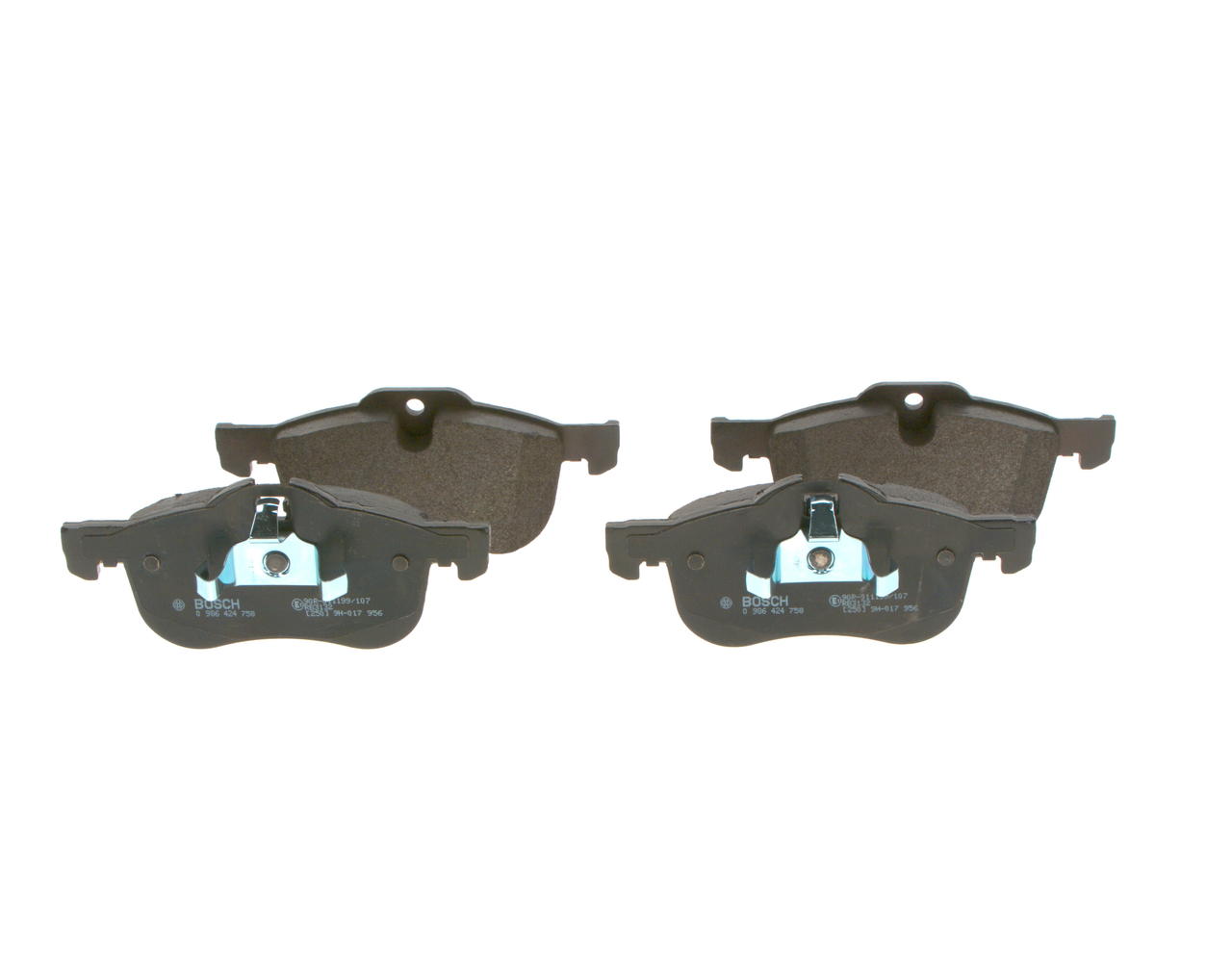 MG BOSCH Kit pastiglie freno 0 986 424 758