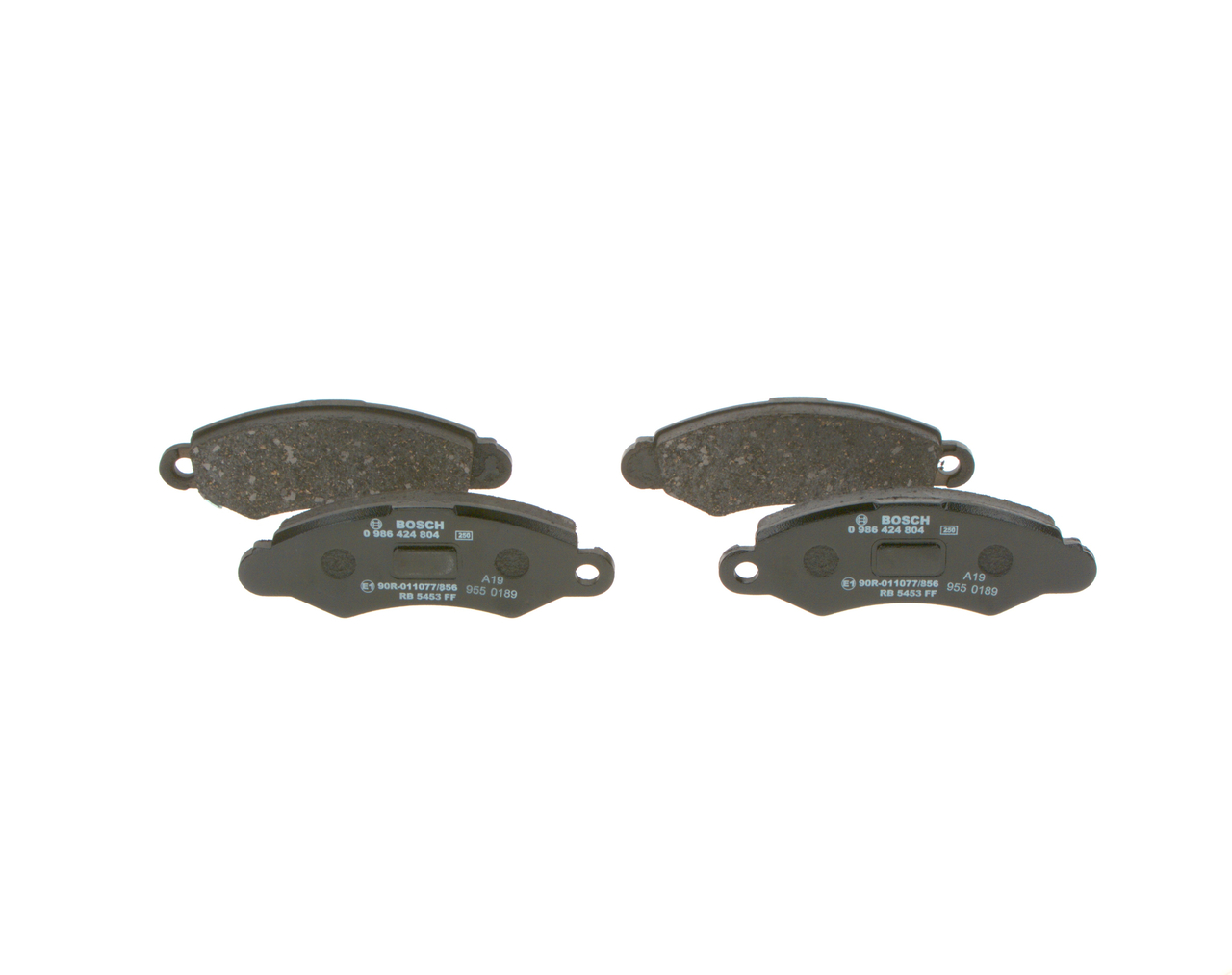 BOSCH 0 986 424 804 Bremsbeläge Suzuki Swift 2 1.3 67 PS G13BA