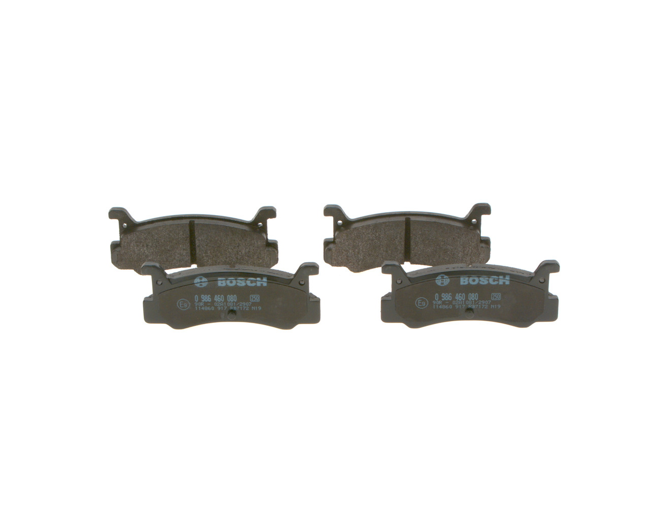 DAIHATSU BOSCH Bromskloss 0 986 460 080