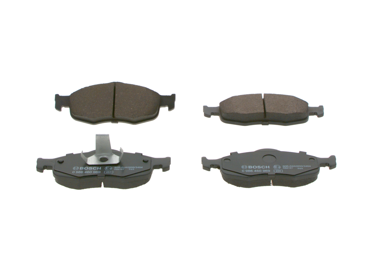 BOSCH 0 986 460 969 Τακάκια φρένων Ford Scorpio 2 Combi 2.5 TD 115 PS SCC