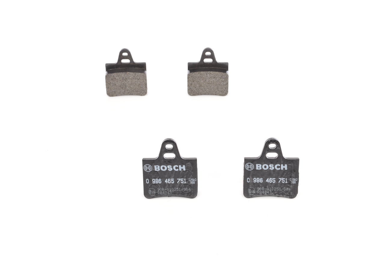 BOSCH 0 986 465 751 Σετ φρένων τακακια και δισκοπλακες 1.9 RD 4x4 71 PS D9B (XUD9A/U)
