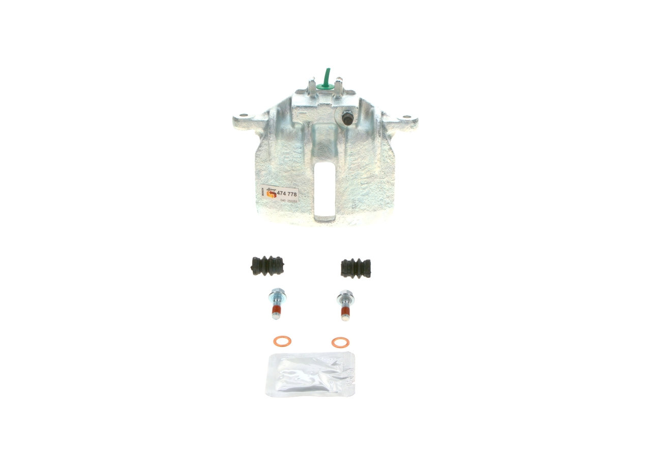 BOSCH 0 986 474 778 Zaciski hamulcowe Honda Civic 7 1.6 i (EP2, EU8, EU6) 110 KM D16W7