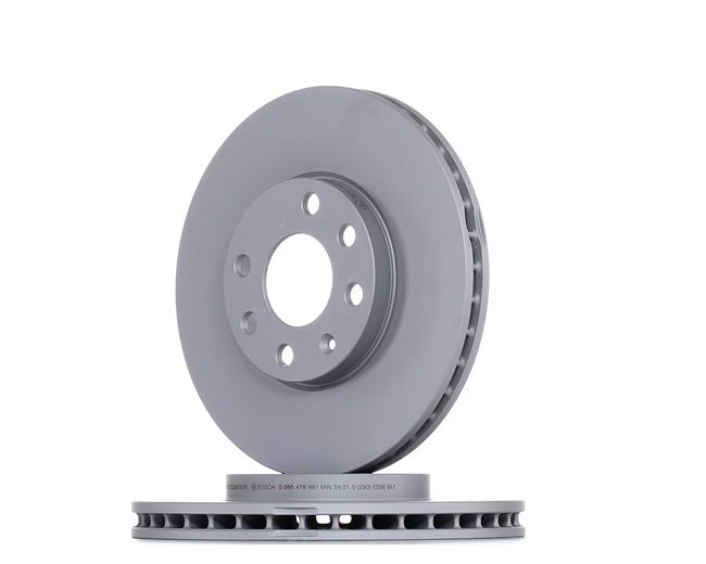 BOSCH 0 986 478 881 Bremsscheiben Astra G T98 1.6 16V (F08, F48) 101 PS X 16 XEL