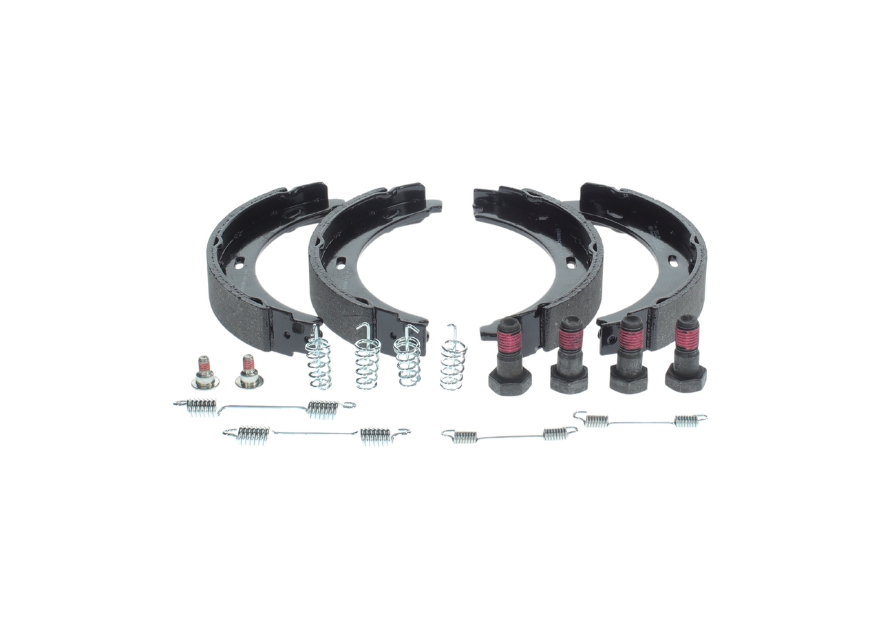BOSCH 0 986 487 344 Σιαγωνες φρενων MERCEDES-BENZ E-class Φορτηγό πλατφόρμα / Σασσί (VF210) E 270 CDI (210.616) 170 PS OM 612.961