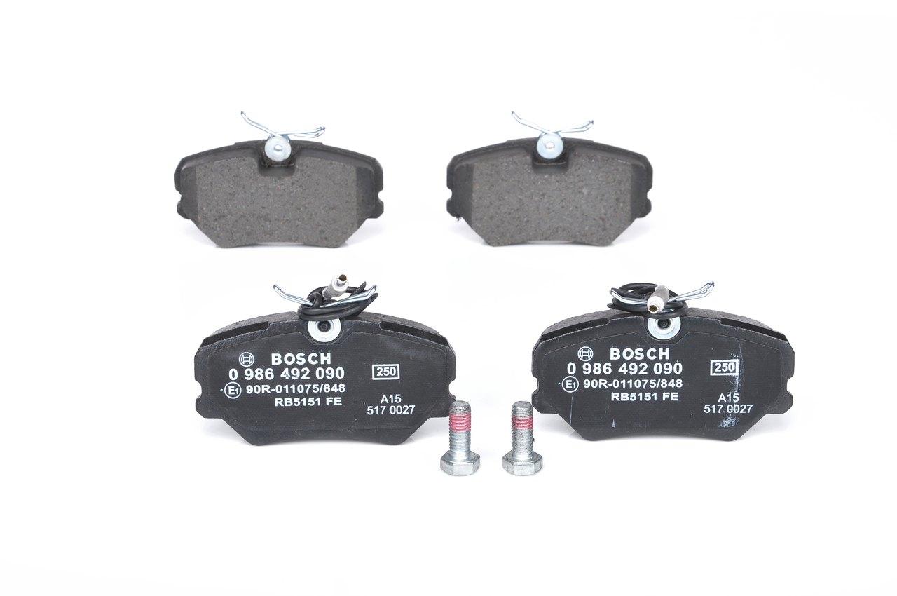 BOSCH 0 986 492 090 Fékdob 2.0 16V 155 LE RFT (XU10J4)