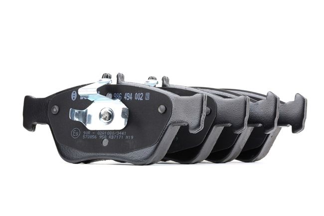 BOSCH 0 986 494 002 Τακάκια φρένων MERCEDES-BENZ E-class Φορτηγό πλατφόρμα / Σασσί (VF210) E 220 CDi (210.606) 143 PS OM 611.961