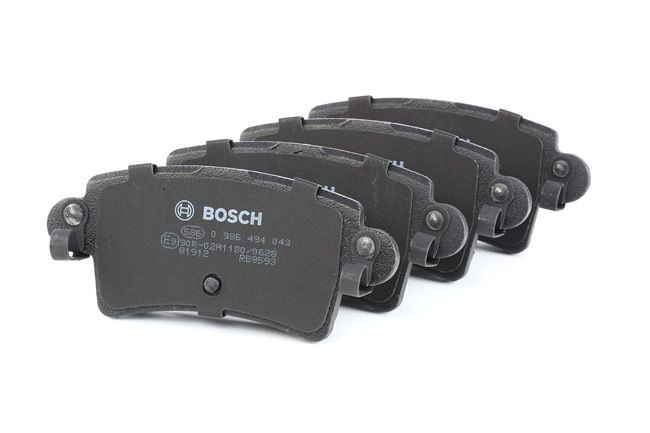 BOSCH 0 986 494 043 Bremseklodser Renault Master II Bus 2.5 dCi 100 99 HK G9U 754
