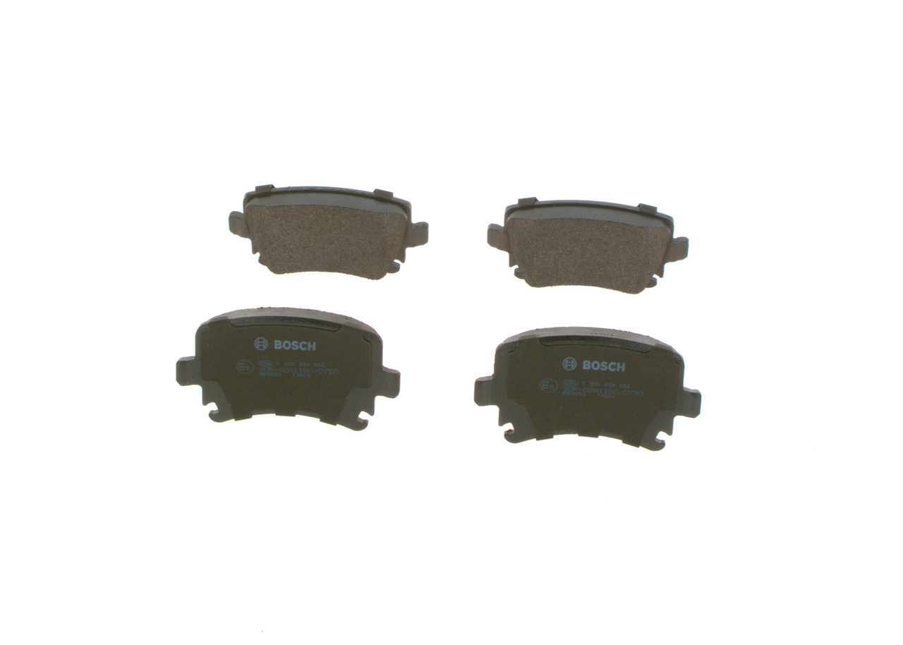 BOSCH 0 986 494 062 Bremseklosser Octavia 5E5 2.0 TSI RS 245 hk DHGA