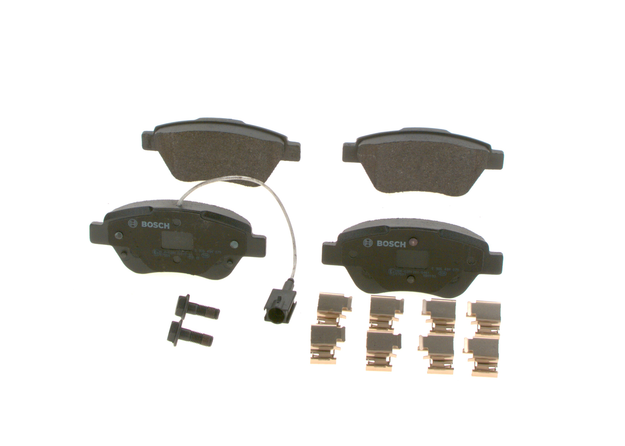 BOSCH 0 986 494 070 Τακάκια φρένων Fiat Linea 323 1.3 JTD Multijet (323AXB1A) 86 PS 199 A3.000