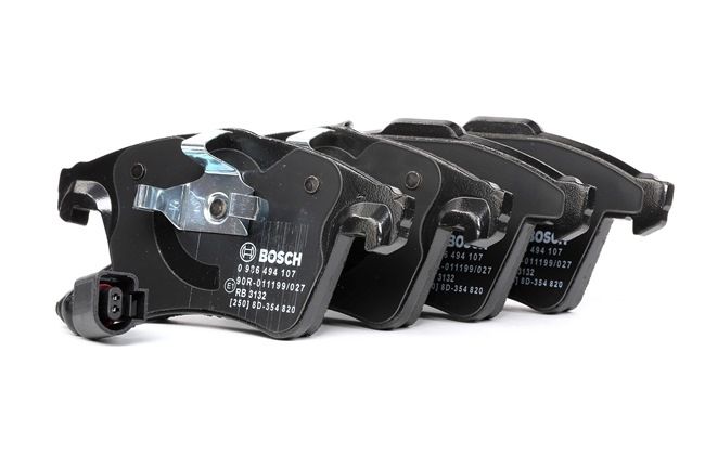 Comprar baratas E1 90R-011199/027 Pastilhas com chapa anti-ruído, com grampo do êmbolo de BOSCH