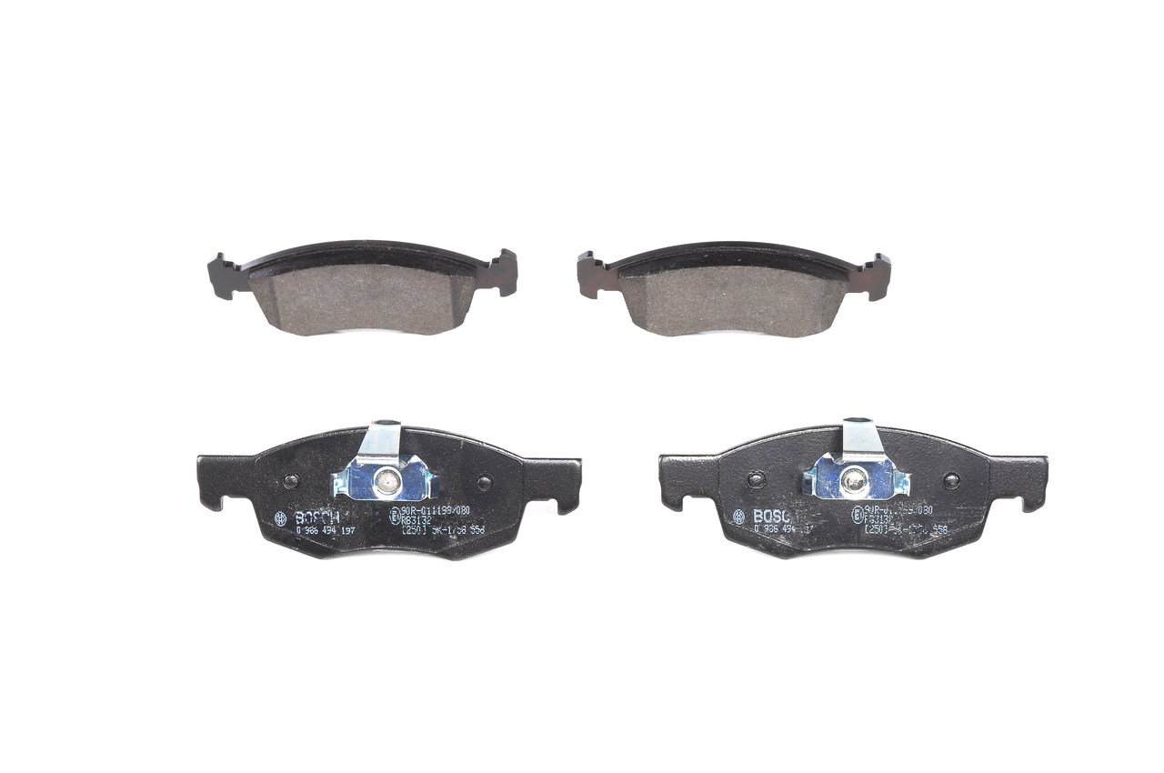 DACIA BOSCH Bremseklodssæt 0 986 494 197