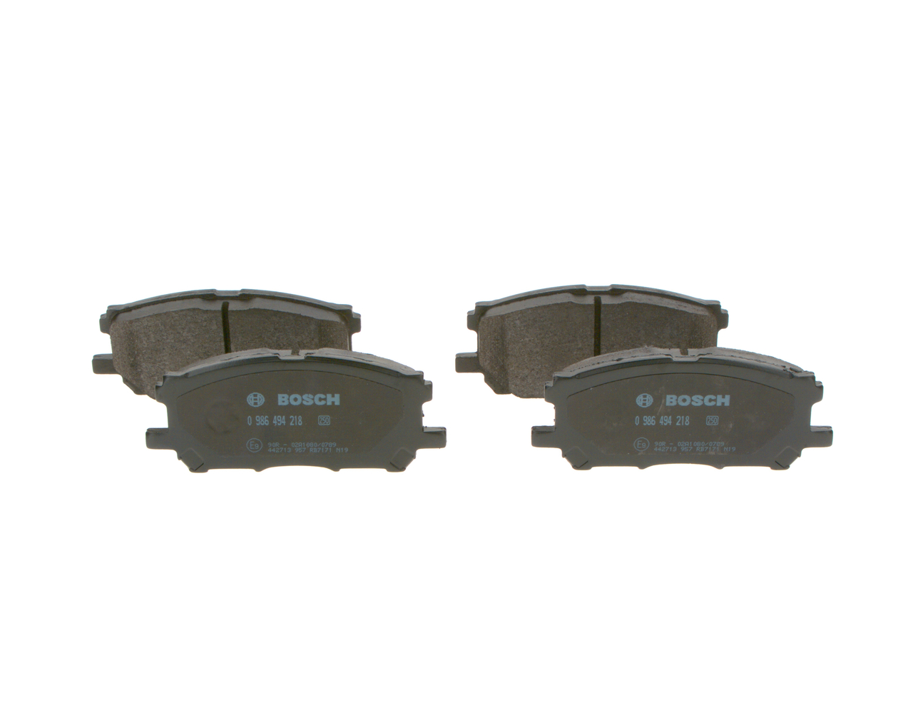 BOSCH 0 986 494 218 Τακάκια φρένων TOYOTA Harrier II (XU30) 3.0 4WD (MCU36W, MCU35) 223 PS 1MZ-FE