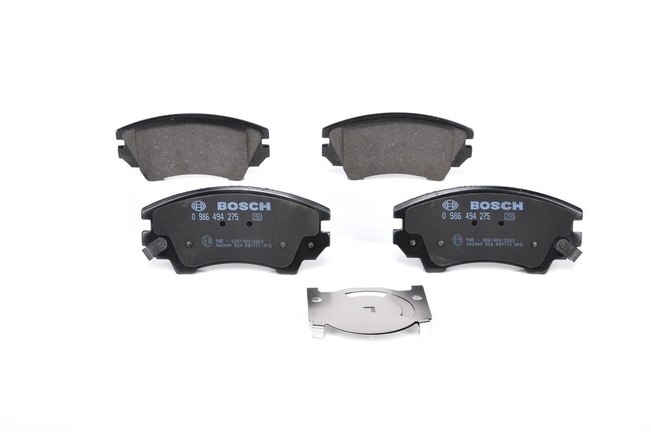 BOSCH 0 986 494 275 Bremseklodser VAUXHALL Insignia Mk1 (A) Sedan (G09) 1.8 (69) 140 HK B 18 XER
