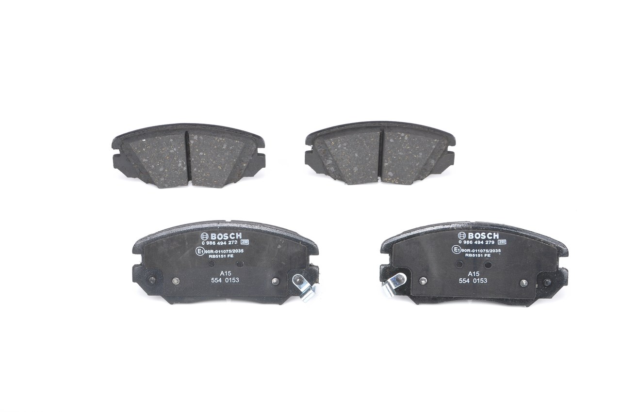 BOSCH 0 986 494 279 Remblokken VAUXHALL Insignia Mk2 (A) Country Tourer (G09) 2.0 Biturbo CDTI 4x4 (47) 195 Pk A 20 DTR