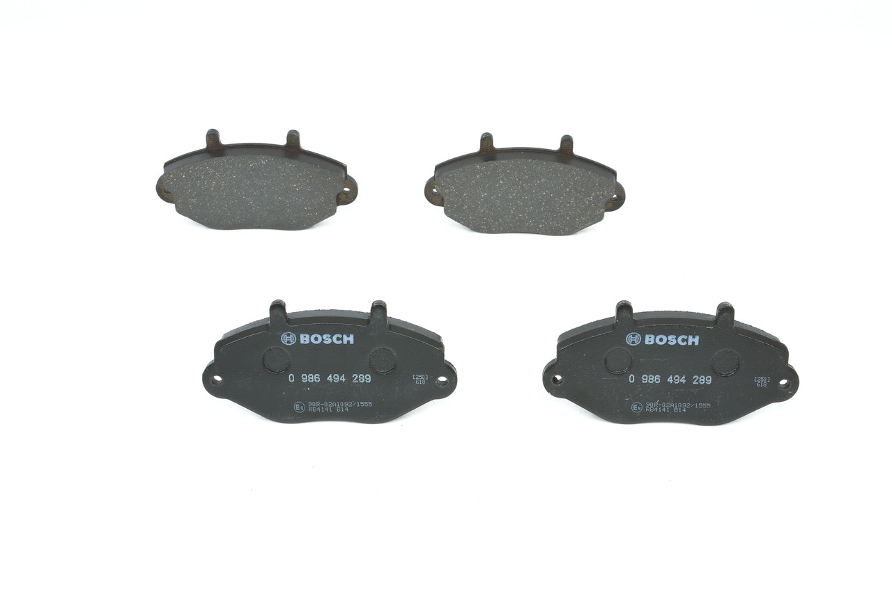 BOSCH 0 986 494 289 Brake pads Ford Transit MK5 2.5 TD 75 hp 4HD