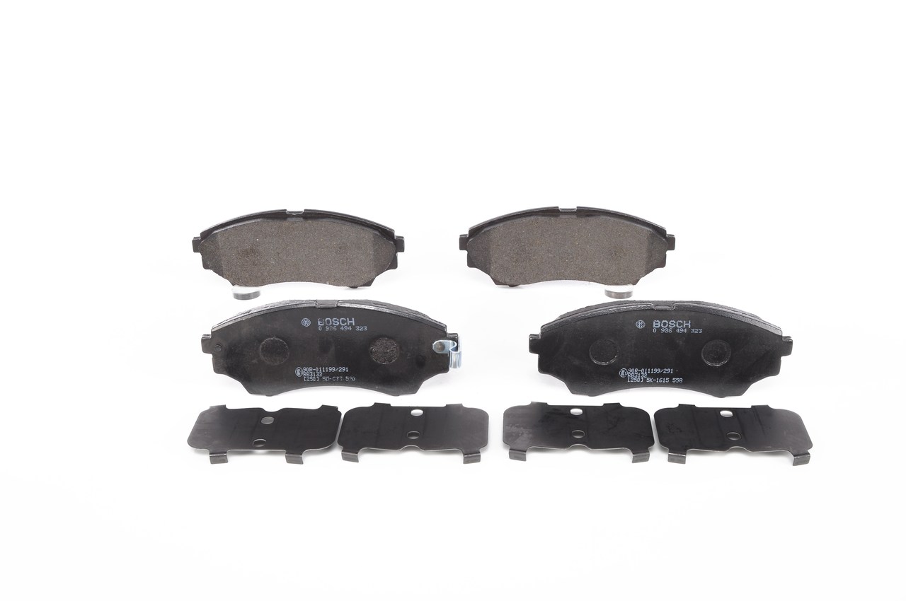 BOSCH 0 986 494 323 Τακάκια φρένων Ford Ranger EQ 2.9 D 4x4 95 PS W9