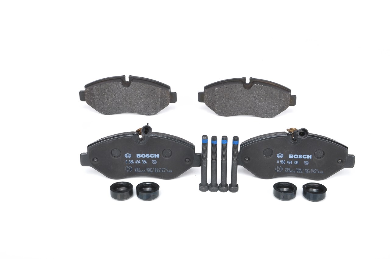 Comprar baratas E9 90R-02A1080/1674 Pastilhas com instruções de montagem, com chapa anti-ruído, com parafusos de BOSCH 5001868606, 7485116333