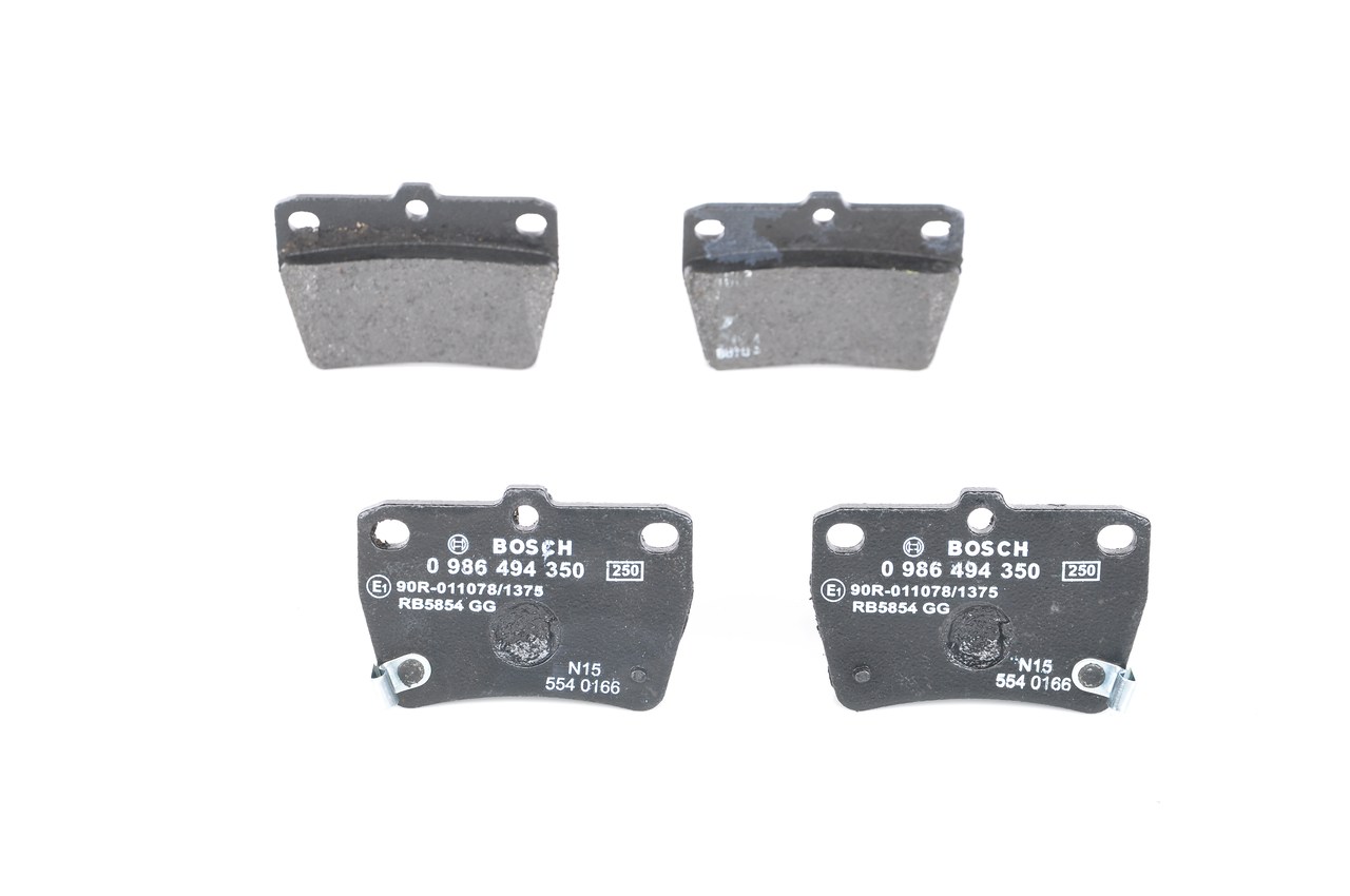 TOYOTA BOSCH Bremseklodssæt 0 986 494 350