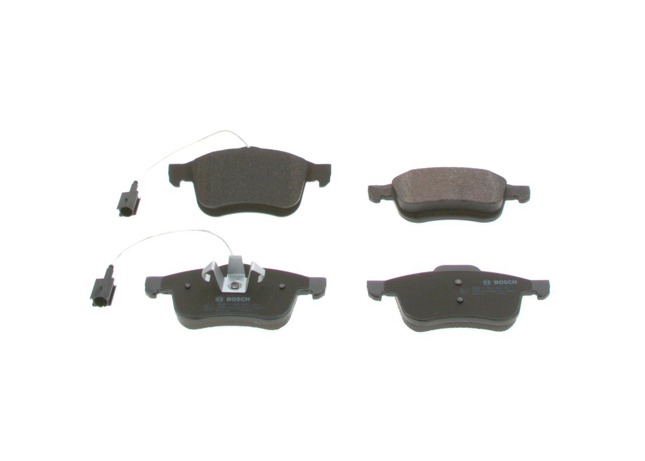 BOSCH 0 986 494 453 Τακάκια φρένων Fiat Doblo 263 1.3 D Multijet (263ZXT1A, 263WXT1A, 263ZYA1A, 263WYA1A) 80 PS 225 A2.000