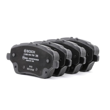 rendelés olcsó E9 90R- 02A0870/3529 Fékbetétek csikorgásgátló lemezzel ől BOSCH 1751951, 1765066, 1775672