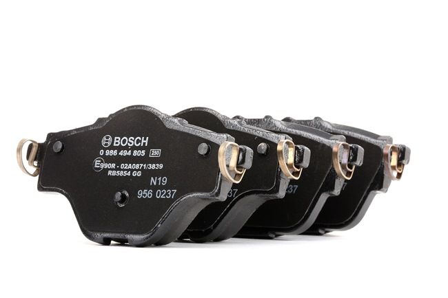 0 986 494 805 BOSCH Plaquettes de frein avec tôle anti-bruit pas chères