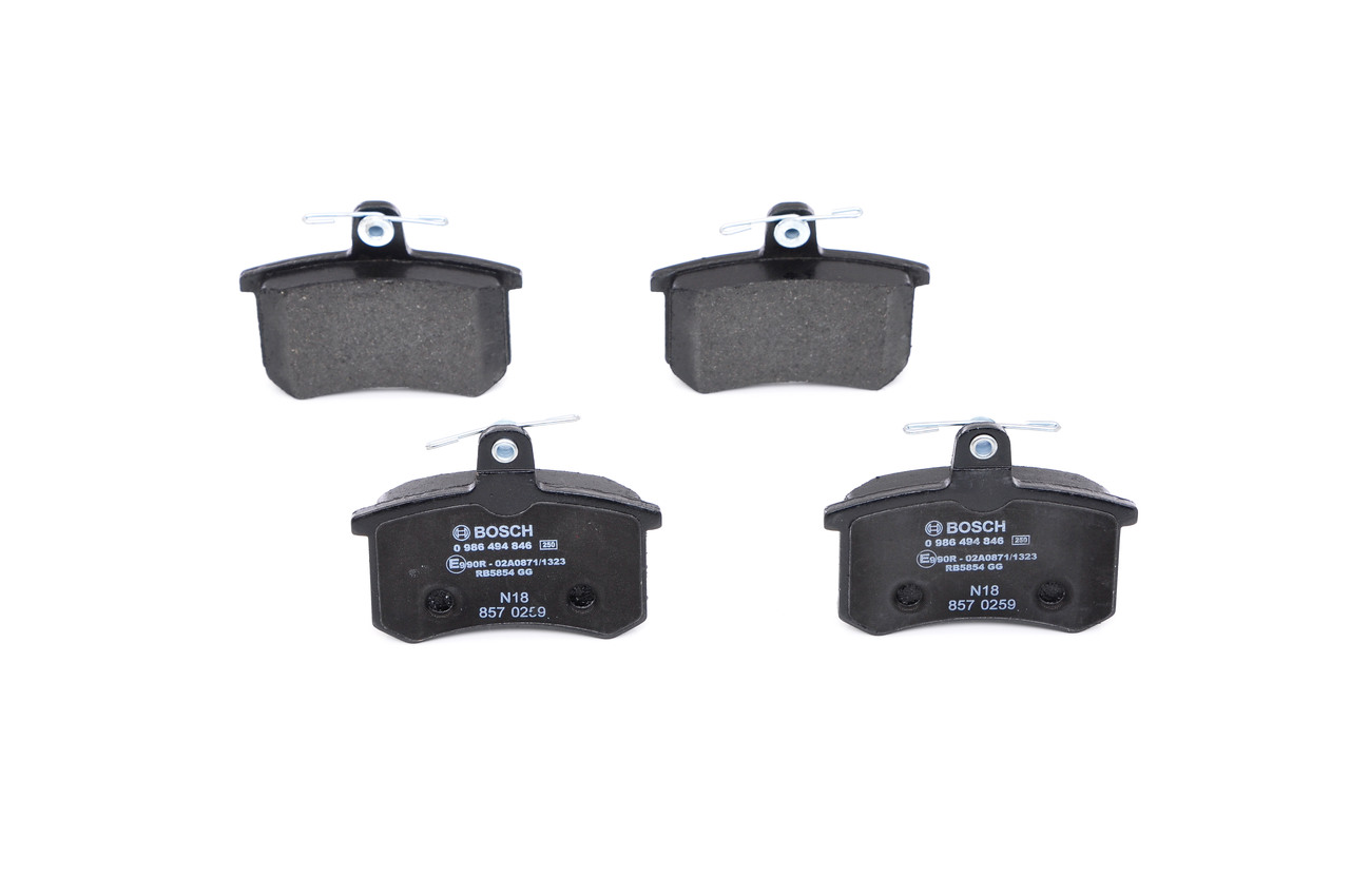 ALFA ROMEO BOSCH Juego de pastillas de freno 0 986 494 846