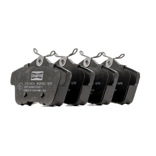 CHAMPION 573315CH Τακάκια φρένων Citroën C4 2 1.4 VTi 95 PS 8FP (EP3C)