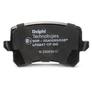 DELPHI LP3247 Jarrupalat, levyjarru Passat B6 1.6 FSI 115 HV