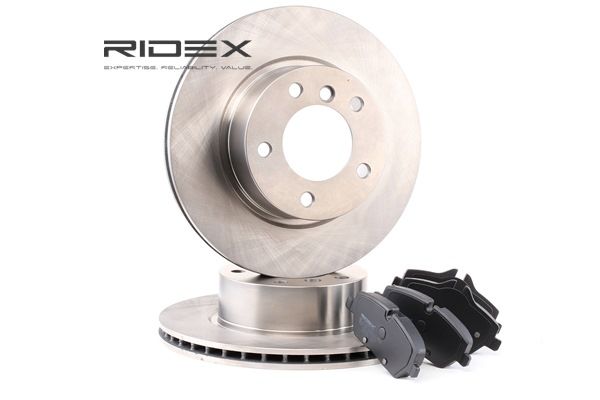 RIDEX 3405B0212 Σετ φρένων τακακια και δισκοπλακες IVECO Daily VI Φορτηγό πλατφόρμα/Σασσί 35S15, 35C15, 40C15, 50C15, 60C15, 65C15, 70C15 150 PS F1CFL411A